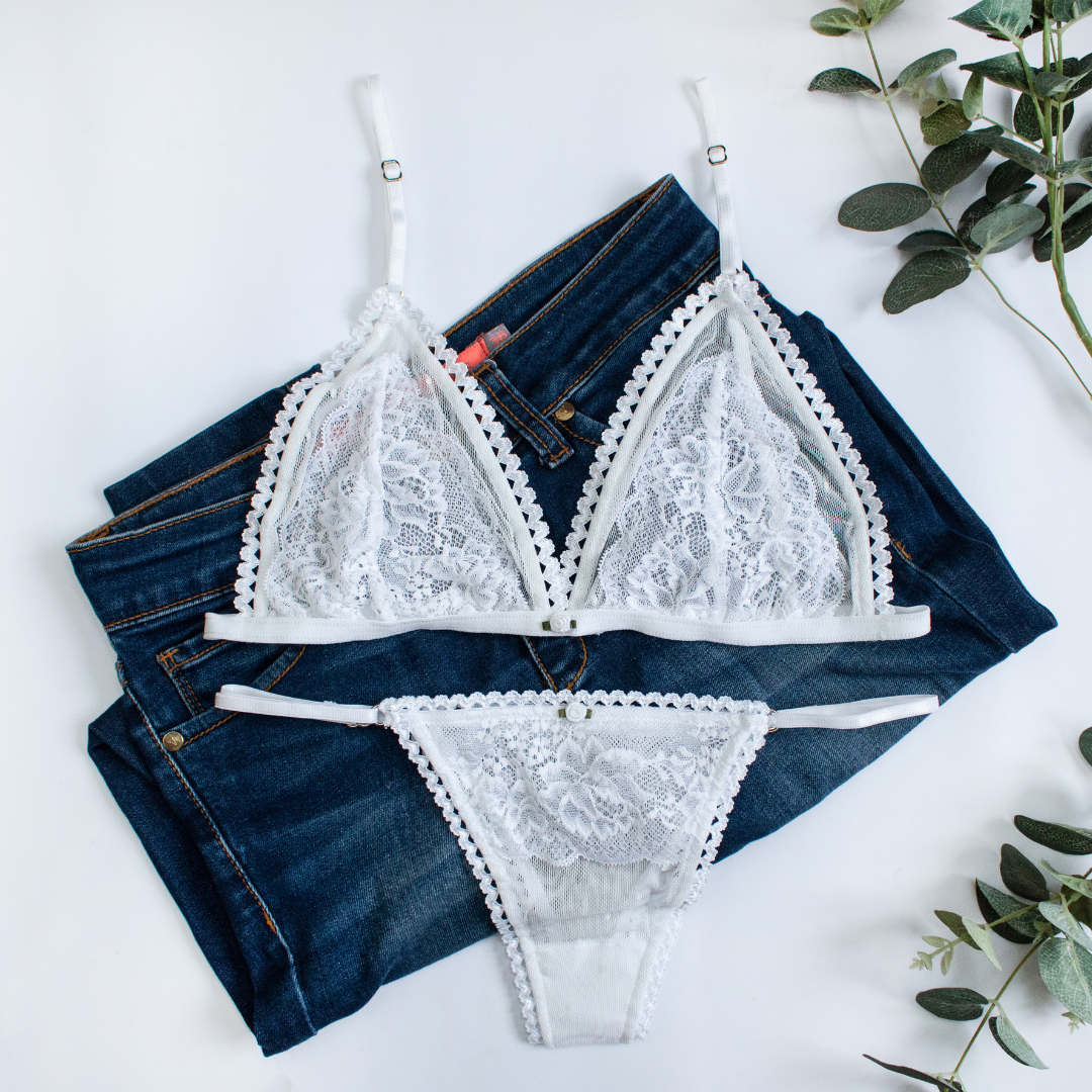 Conjunto Luna - Blanco / M